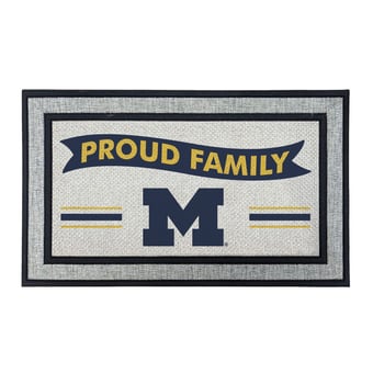 Jardine Michigan Wolverines 18" x 30" Proud Family Doormat