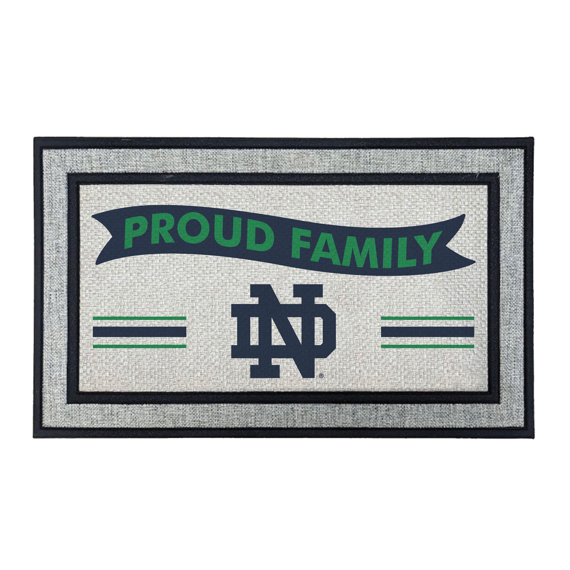 Jardine Notre Dame Fighting Irish 18" x 30" Proud Family Doormat