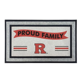 Jardine Rutgers Scarlet Knights 18" x 30" Proud Family Doormat