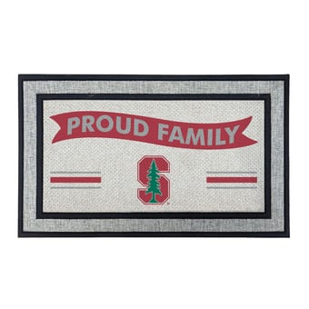 Jardine Stanford Cardinal 18" x 30" Proud Family Doormat