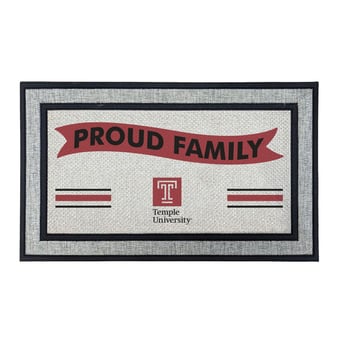 Jardine Temple Owls 18" x 30" Proud Family Doormat