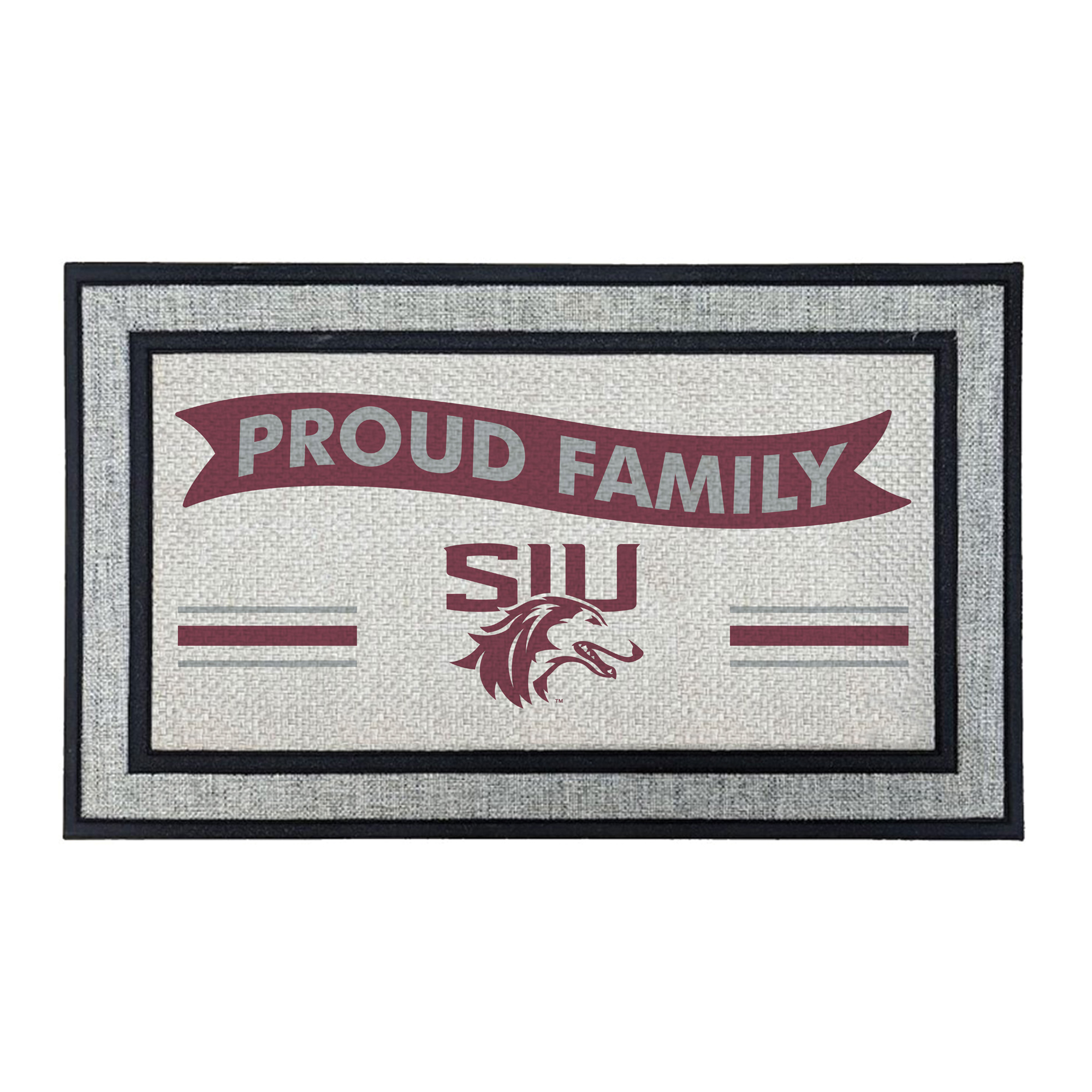 Jardine Southern Illinois Salukis 18" x 30" Proud Family Doormat