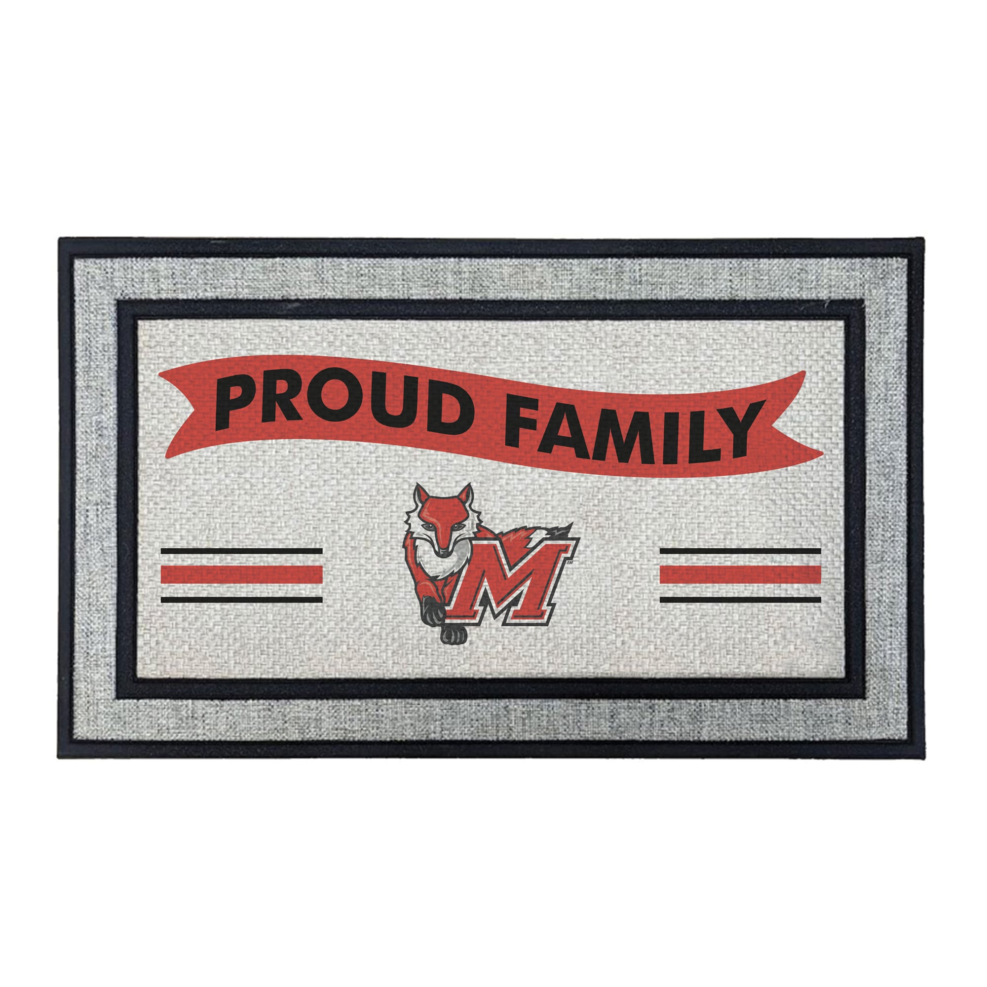Jardine Marist Red Foxes 18" x 30" Proud Family Doormat
