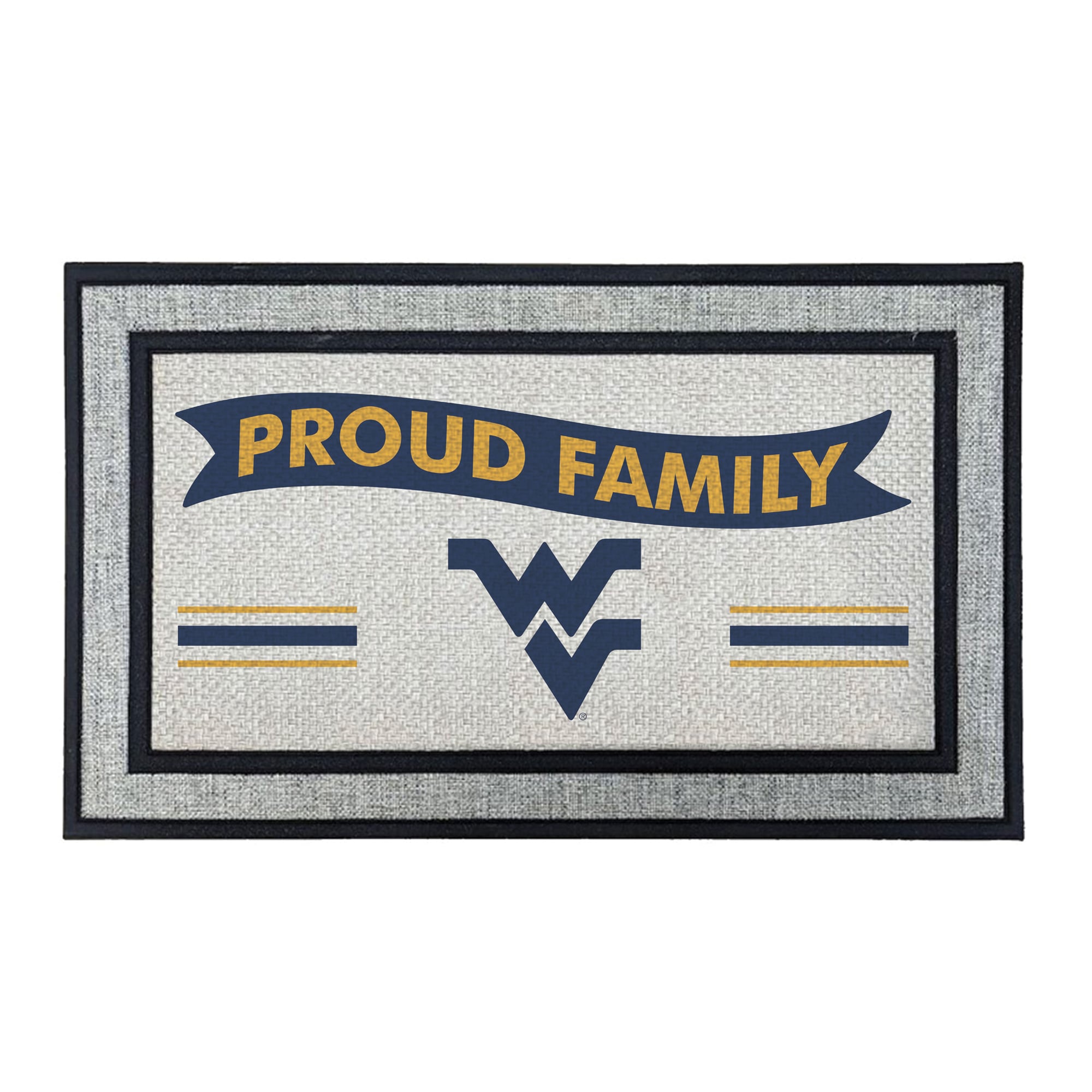 Jardine West Virginia Mountaineers 18" x 30" Proud Family Doormat