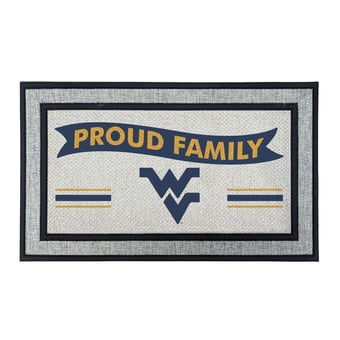 Jardine West Virginia Mountaineers 18" x 30" Proud Family Doormat