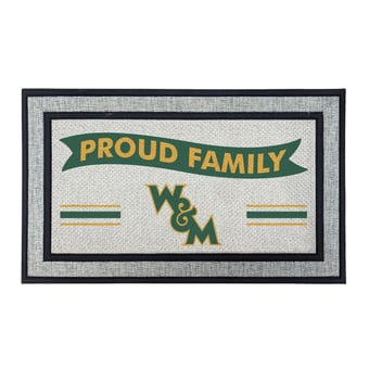 Jardine William & Mary Tribe 18" x 30" Proud Family Doormat