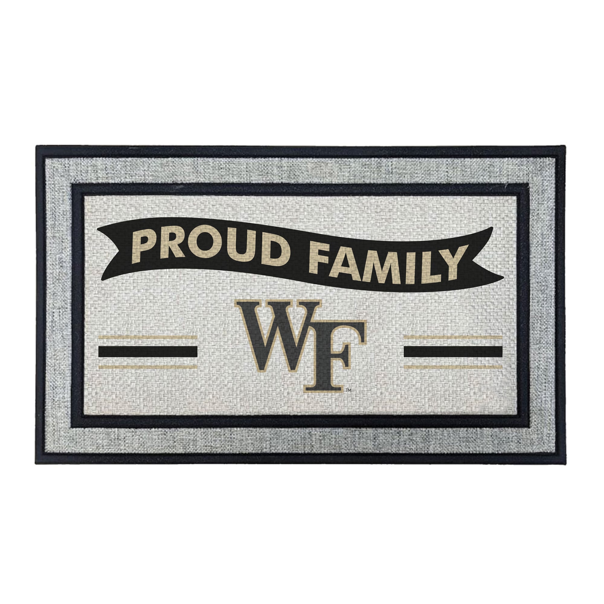 Jardine Wake Forest Demon Deacons 18" x 30" Proud Family Doormat