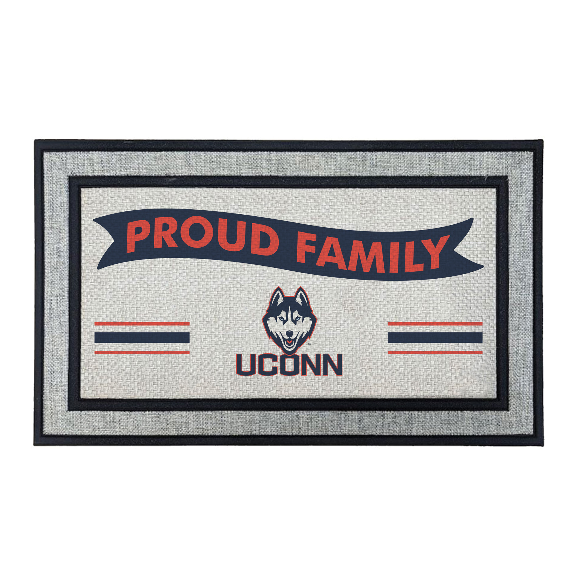 Jardine UConn Huskies 18" x 30" Proud Family Doormat