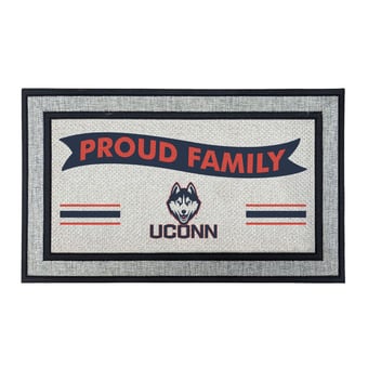 Jardine UConn Huskies 18" x 30" Proud Family Doormat