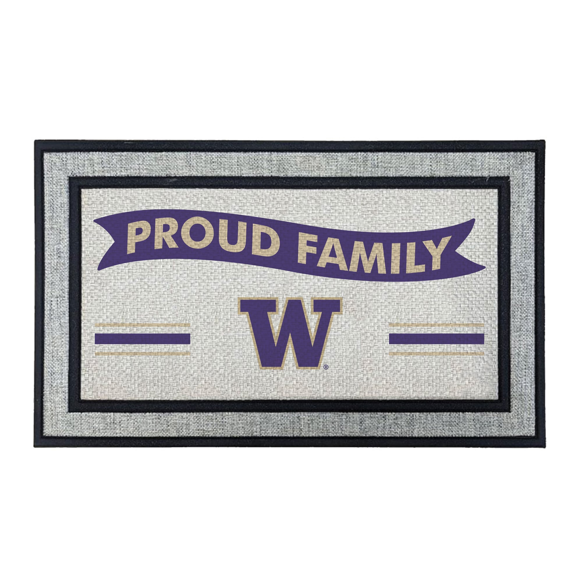 Jardine Washington Huskies 18" x 30" Proud Family Doormat