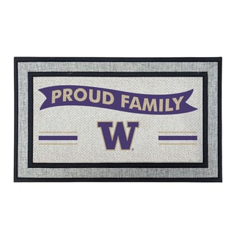 Jardine Washington Huskies 18" x 30" Proud Family Doormat