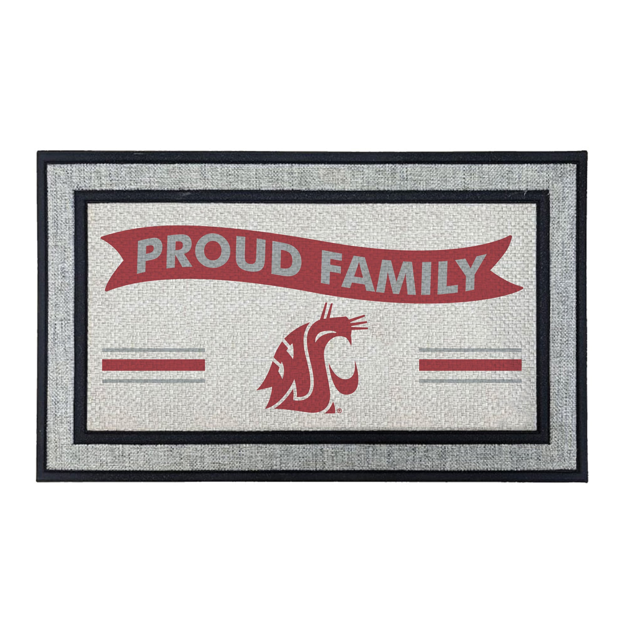 Jardine Washington State Cougars 18" x 30" Proud Family Doormat