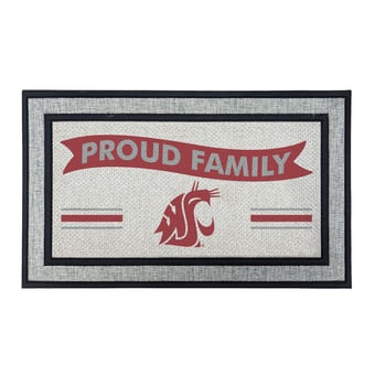 Jardine Washington State Cougars 18" x 30" Proud Family Doormat