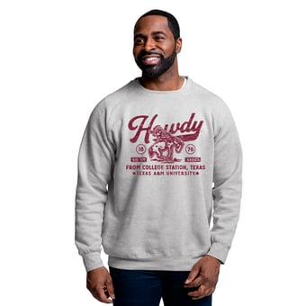 Men's League Collegiate Wear Gray Texas A&M Aggies 150th Anniversary Essentials 2.0 Raglan Sweatshirt
