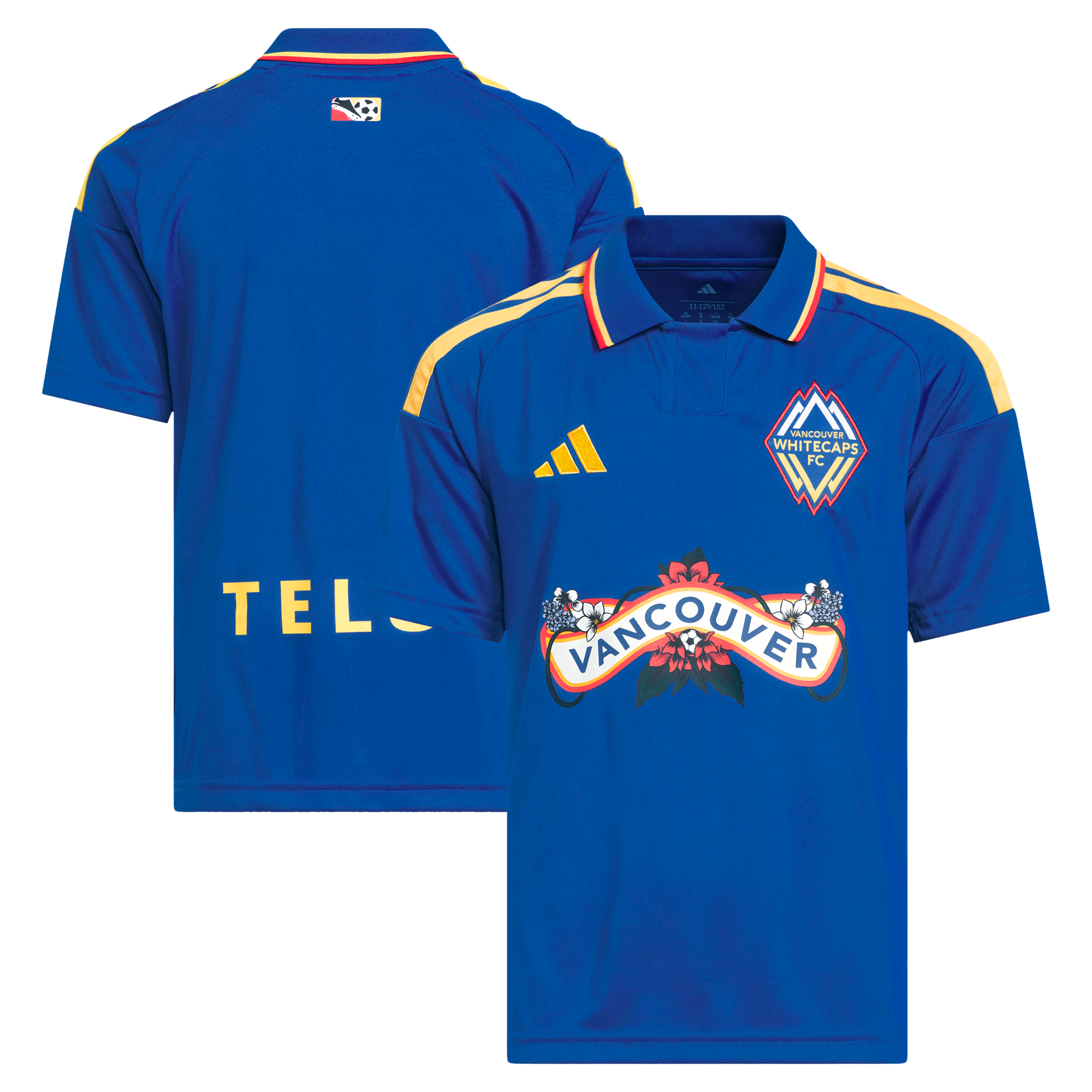 Youth adidas  Royal Vancouver Whitecaps FC 2026 Archive Replica Jersey