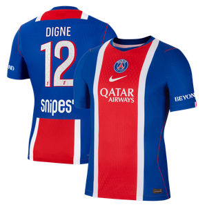 Maillot Domicile Match PSG Nike Aero-FIT 26/27 avec flocage Digne 12, vue 2