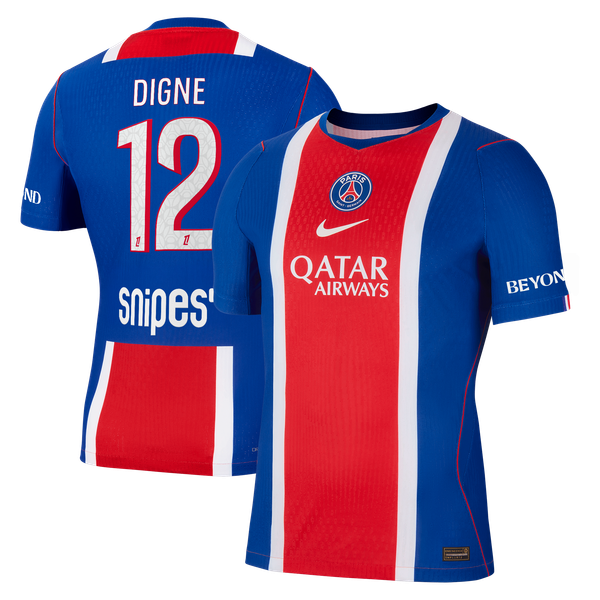 Maillot Domicile Match PSG Nike Aero-FIT 26/27 avec flocage Digne 12