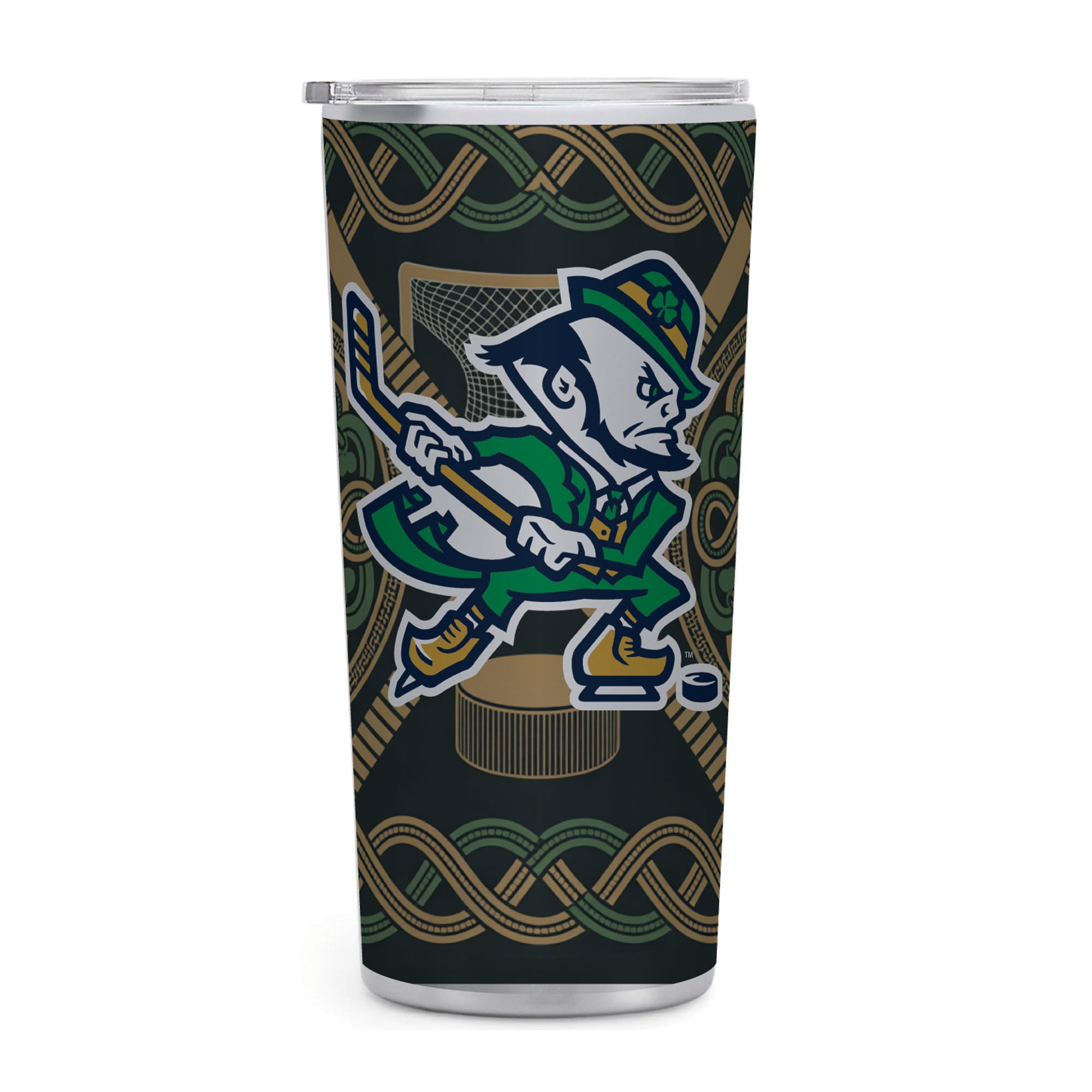 Notre Dame Fighting Irish Hockey Leprechaun 22oz. Tumbler