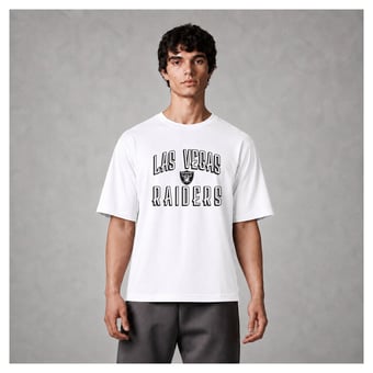 Men's Levelwear White Las Vegas Raiders Luxe Moment Stronghold Knit T-Shirt