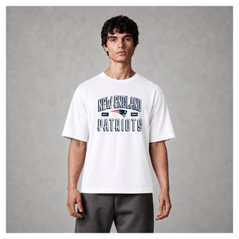 Men's Levelwear White New England Patriots Luxe Moment Stronghold Knit T-Shirt