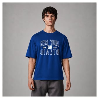 Men's Levelwear Royal New York Giants Luxe Moment Stronghold Knit T-Shirt