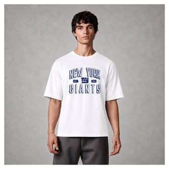 Men's Levelwear White New York Giants Luxe Moment Stronghold Knit T-Shirt