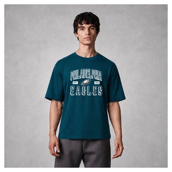 Men's Levelwear Midnight Green Philadelphia Eagles Luxe Moment Stronghold Knit T-Shirt