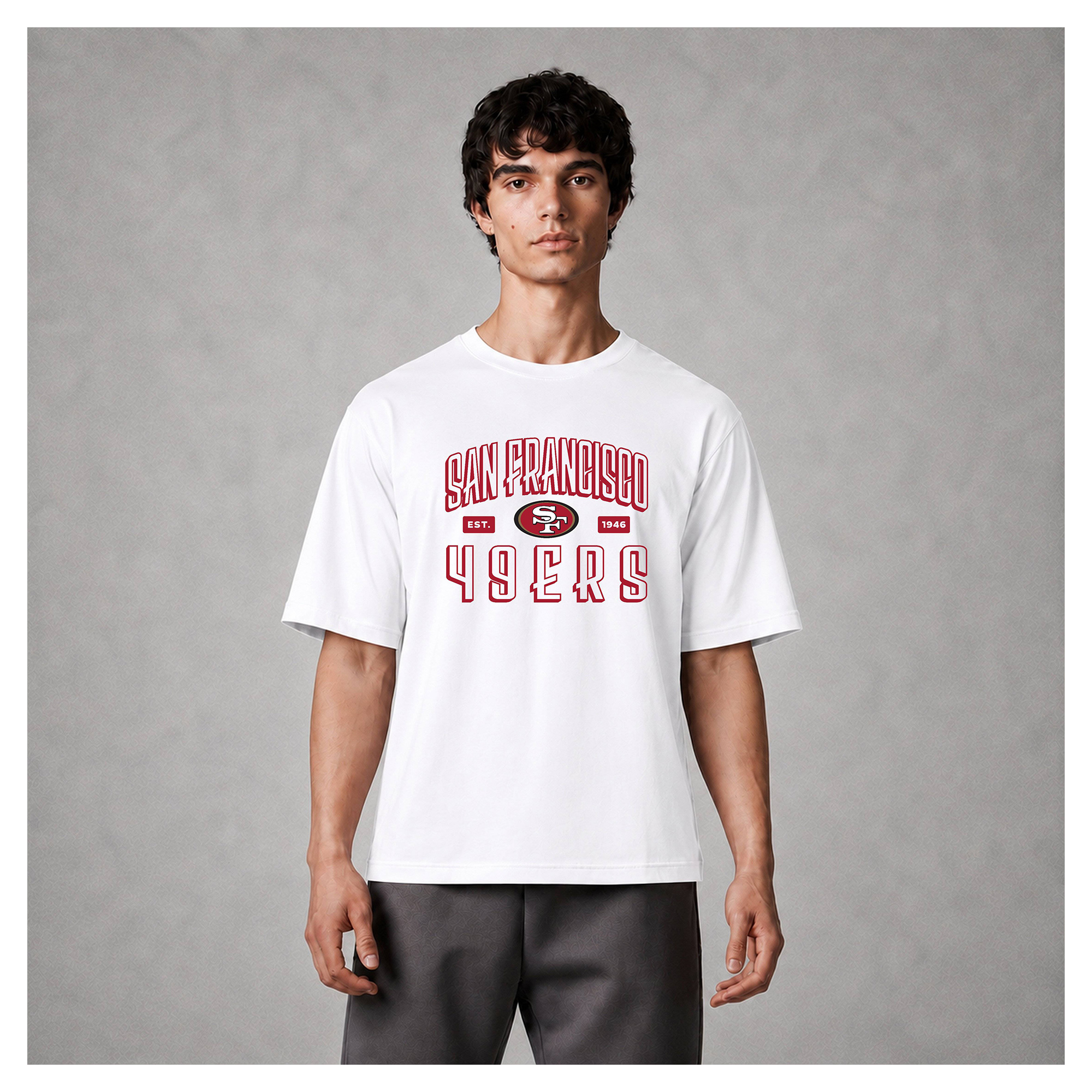 Men's Levelwear White San Francisco 49ers Luxe Moment Stronghold Knit T-Shirt