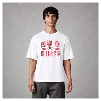 Men's Levelwear White Kansas City Chiefs Luxe Moment Stronghold Knit T-Shirt