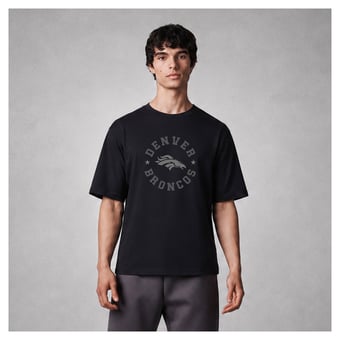 Men's Levelwear Black Denver Broncos Luxe Moment Pivot Knit T-Shirt