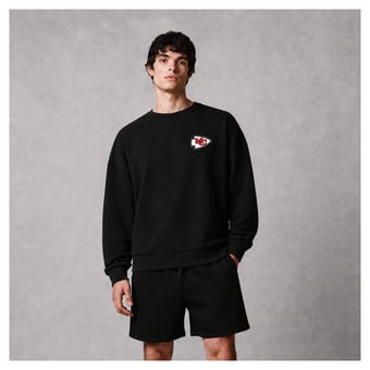 Men's Levelwear Black Kansas City Chiefs Traverse Luxe Zone Sweatshirt