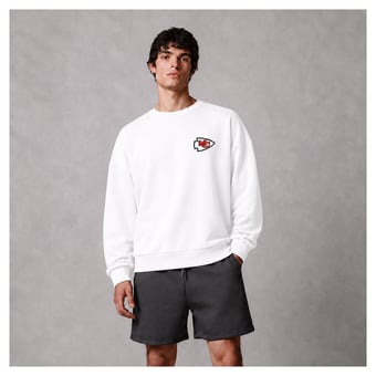 Men's Levelwear White Kansas City Chiefs Traverse Luxe Zone Sweatshirt