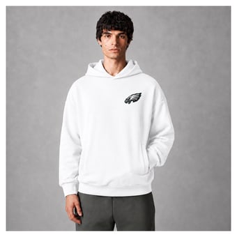 Men's Levelwear White Philadelphia Eagles Unify Luxe Zone Hoodie
