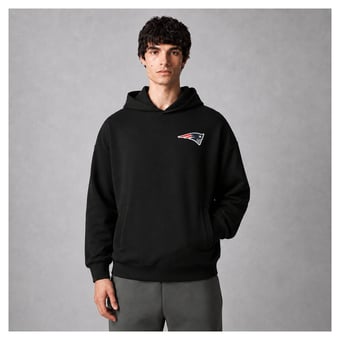Men's Levelwear Black New England Patriots Unify Luxe Zone Hoodie