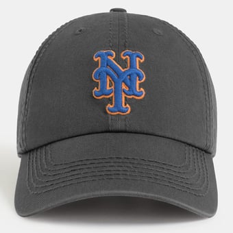 Unisex Madhappy Black New York Mets '47 Clean Up Adjustable Hat