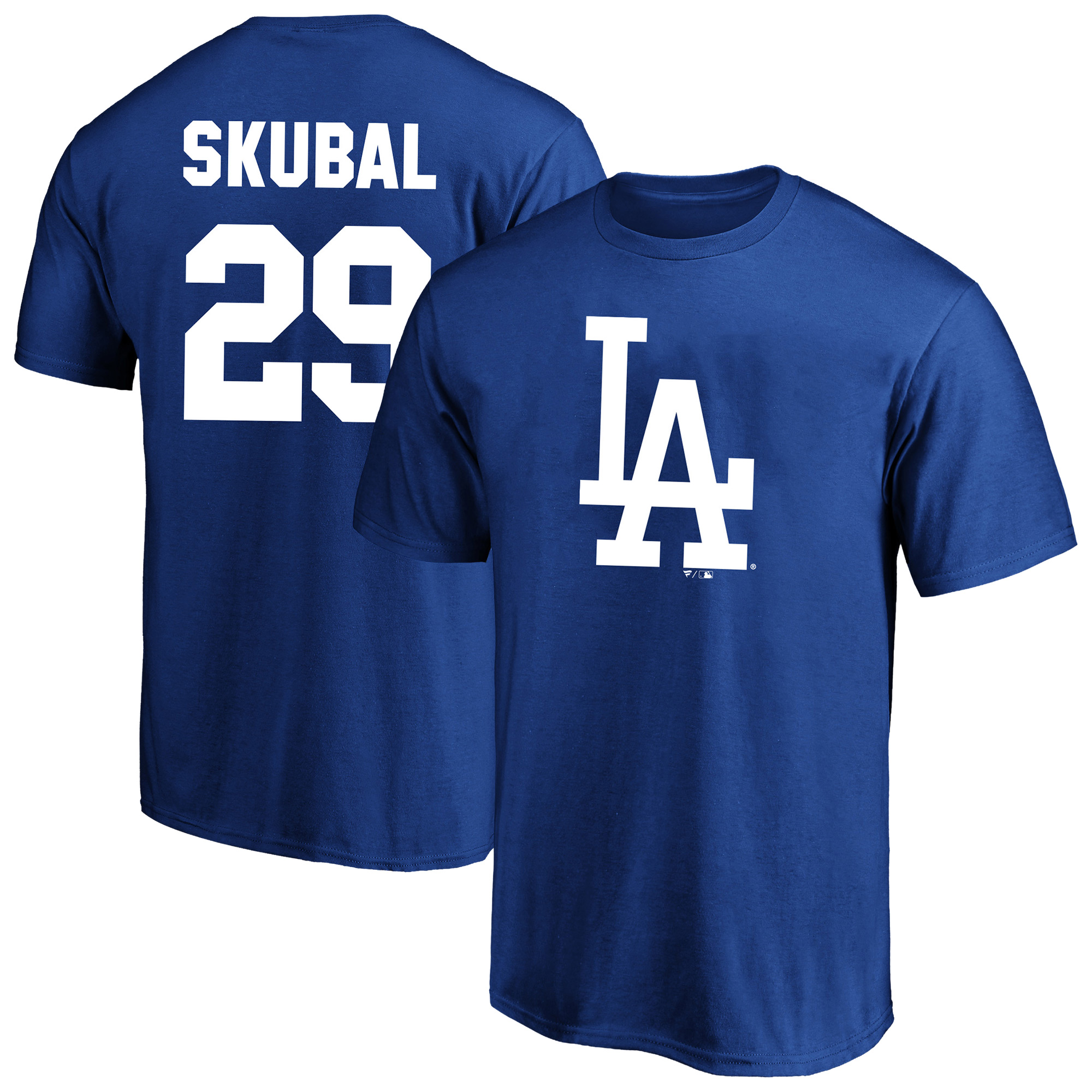 Men's Fanatics Tarik Skubal Royal Los Angeles Dodgers Big & Tall Name & Number T-Shirt