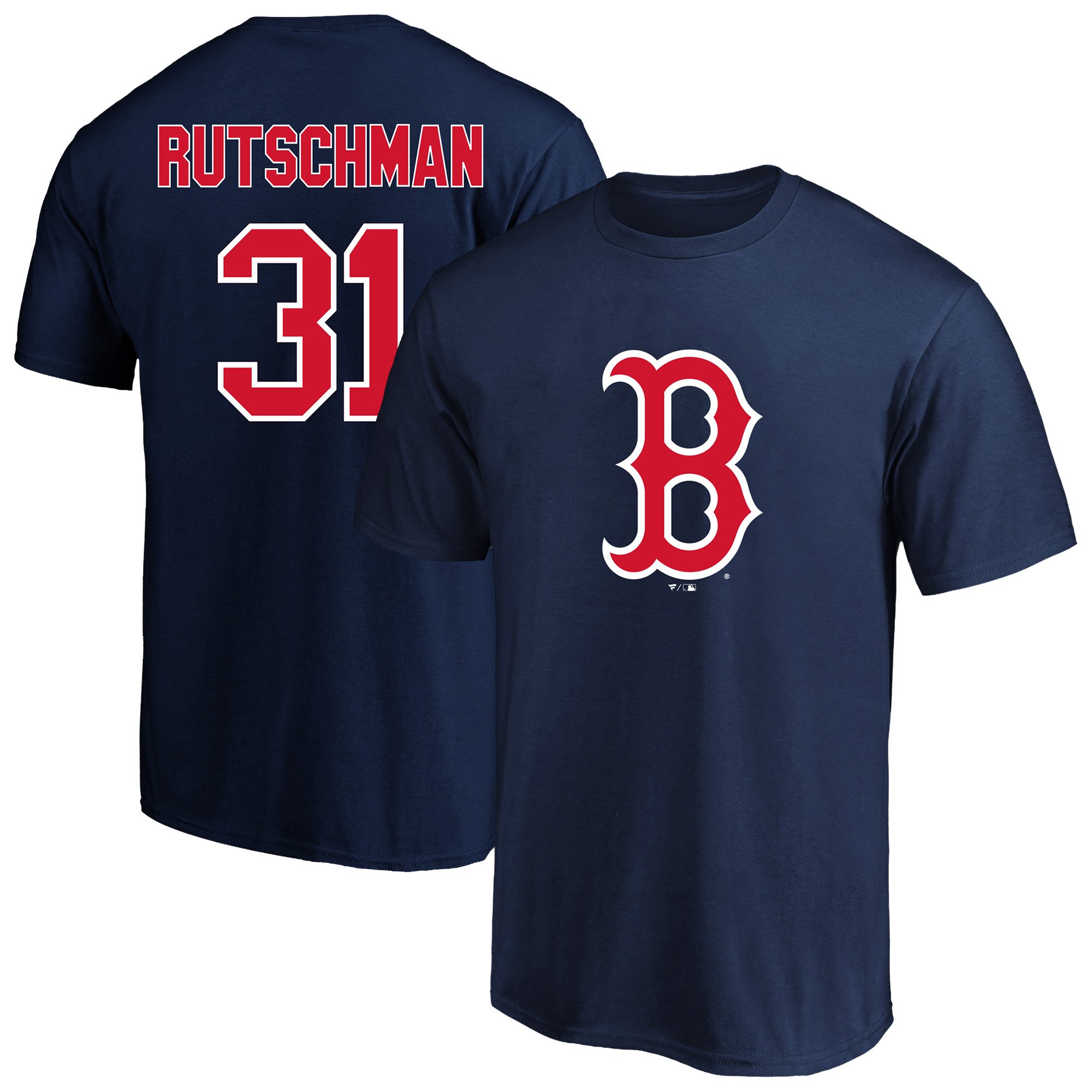 Men's Fanatics Adley Rutschman Navy Boston Red Sox Big & Tall Name & Number T-Shirt