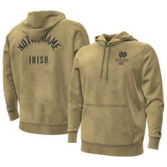 Men's Under Armour Tan Notre Dame Fighting Irish 2026 Freedom Collection Hoodie
