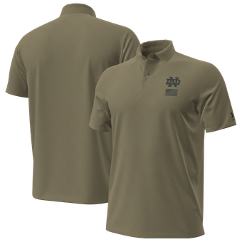 Men's Under Armour Tan Notre Dame Fighting Irish 2026 Freedom Collection Polo