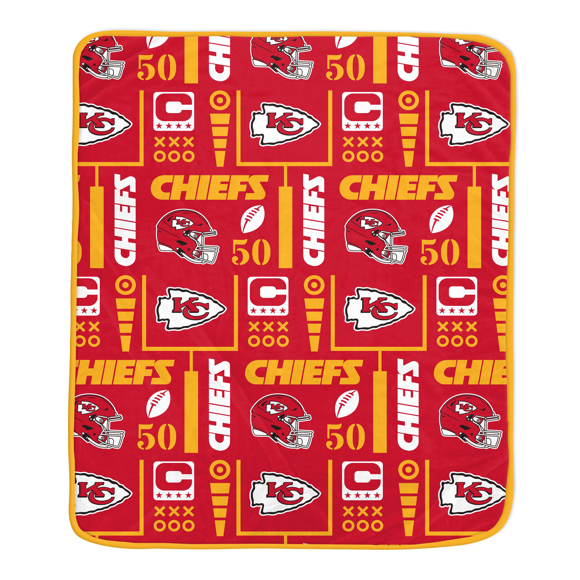 Pegasus Kansas City Chiefs Team Spirit 60" x 70" Ultra Soft Blanket
