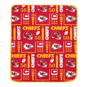 "Pegasus Kansas City Chiefs Team Spirit 60"" x 70"" Ultra Soft Blanket"