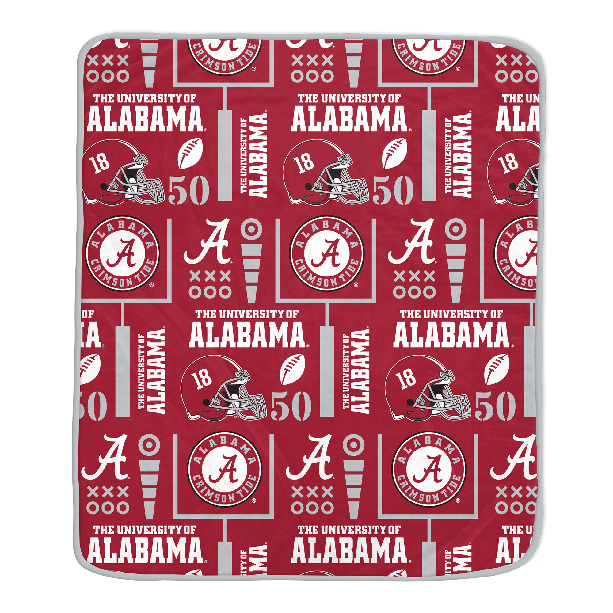 Pegasus Alabama Crimson Tide Team Spirit 60" x 70" Ultra Soft Blanket