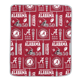 Pegasus Alabama Crimson Tide Team Spirit 60" x 70" Ultra Soft Blanket