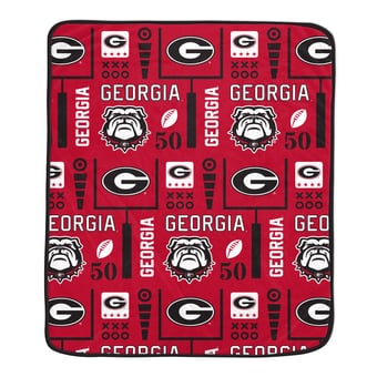 "Pegasus Georgia Bulldogs Team Spirit 60"" x 70"" Ultra Soft Blanket"