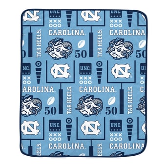 Pegasus North Carolina Tar Heels Team Spirit 60" x 70" Ultra Soft Blanket