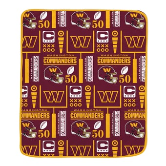 Pegasus Washington Commanders Team Spirit 60" x 70" Ultra Soft Blanket