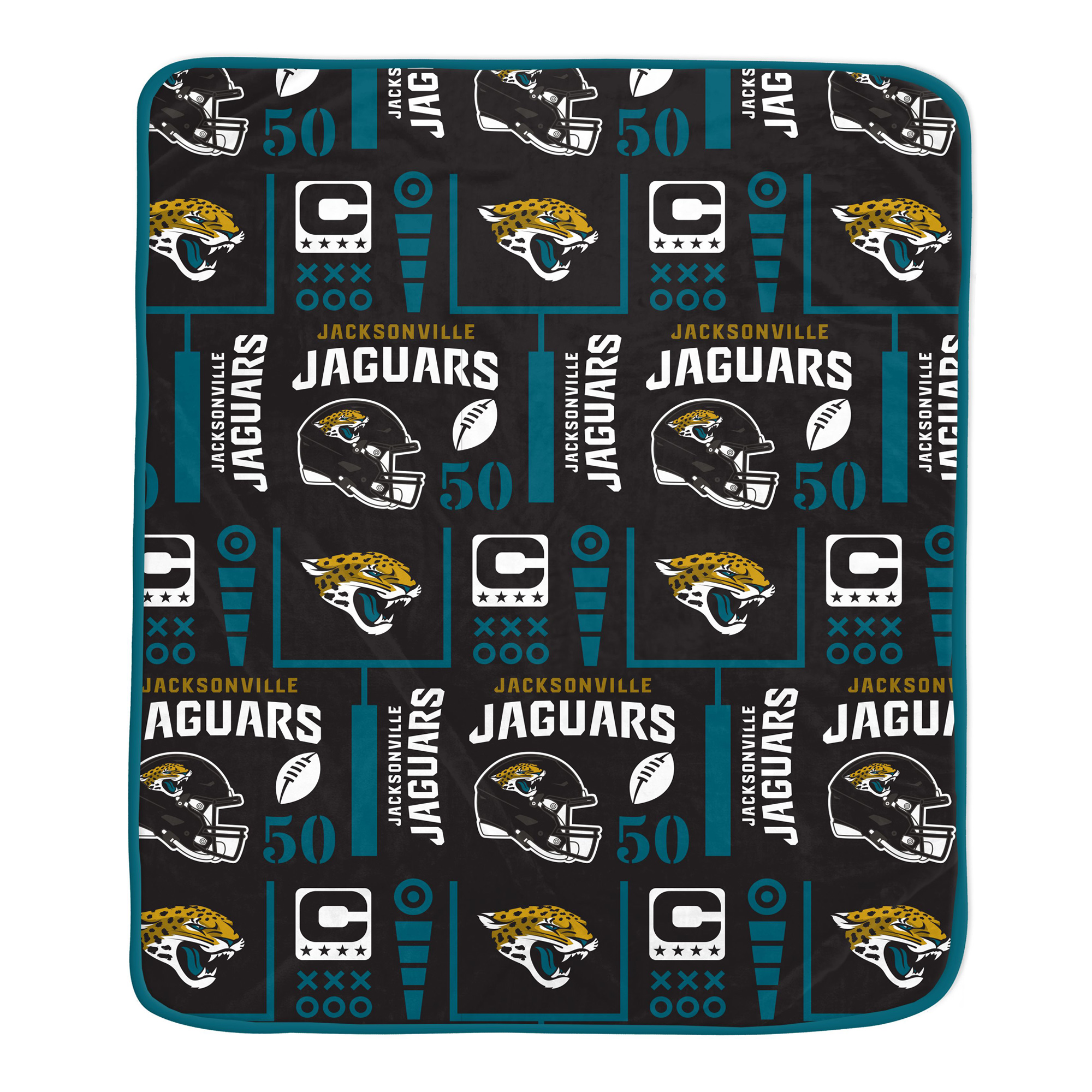 Pegasus Jacksonville Jaguars Team Spirit 60" x 70" Ultra Soft Blanket