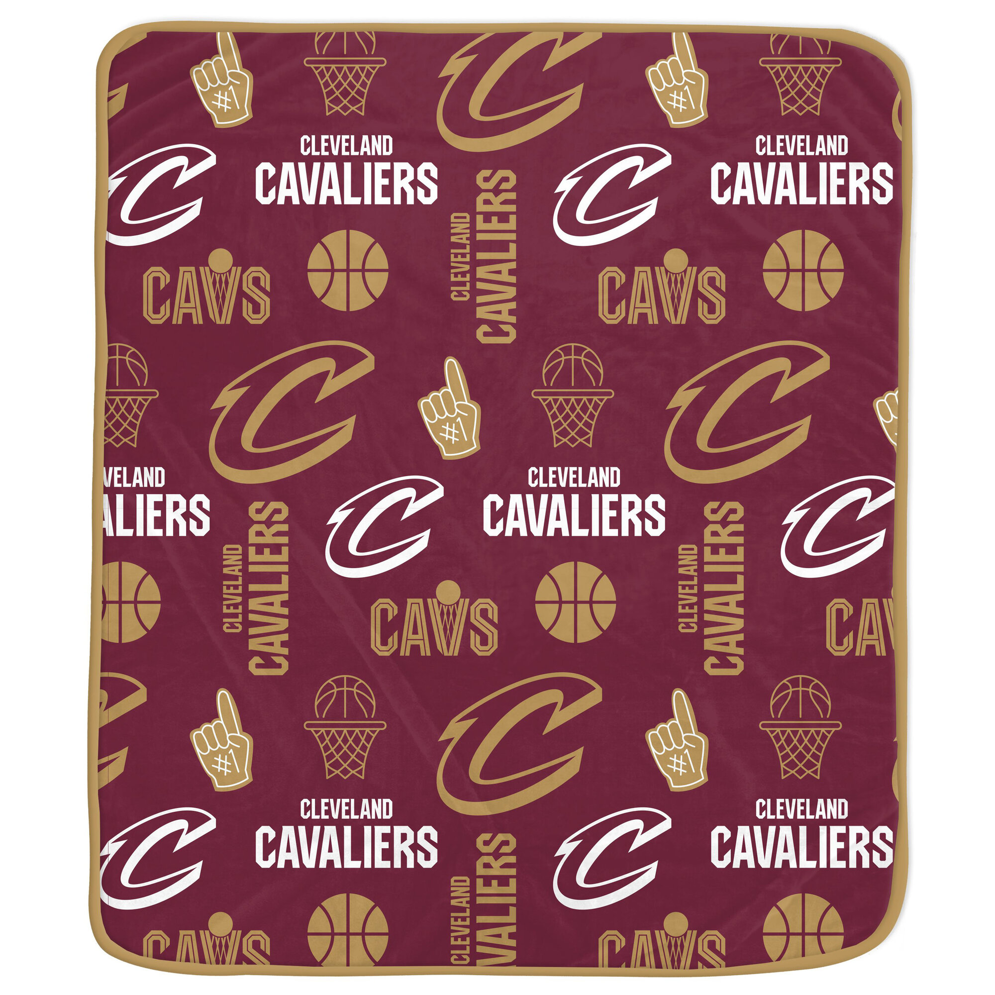 Pegasus Cleveland Cavaliers Team Spirit 60" x 70" Ultra Soft Blanket