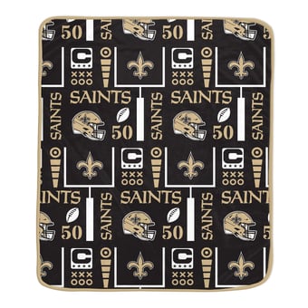 Pegasus New Orleans Saints Team Spirit 60" x 70" Ultra Soft Blanket