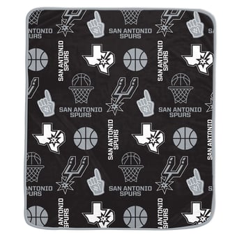 Pegasus San Antonio Spurs Team Spirit 60" x 70" Ultra Soft Blanket